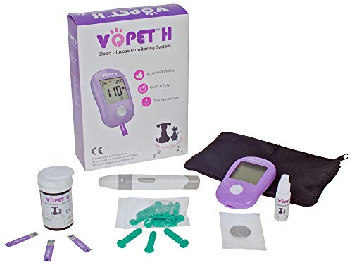 VQPET H Veterinary Blood Glucose Monitoring System for Pet Use Starter KIT