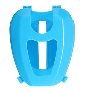 TOPINCN Pigeon Injection Holder Plastic Pigeon Fixers Pigeon Injection Holder for Feeding Pigeons Fixed Mount Bird Supply (Blue)