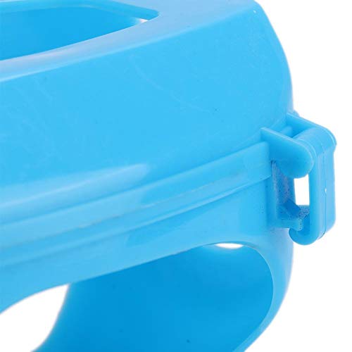 TOPINCN Pigeon Injection Holder Plastic Pigeon Fixers Pigeon Injection Holder for Feeding Pigeons Fixed Mount Bird Supply (Blue)