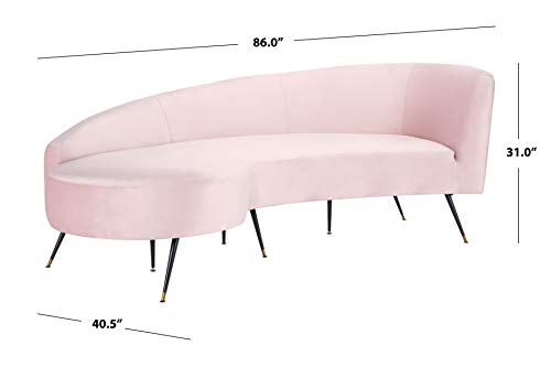 Safavieh SFV2101D Sofas, Pale Pink