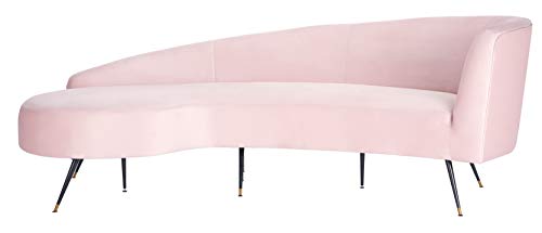 Safavieh SFV2101D Sofas, Pale Pink