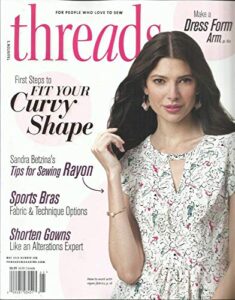 taunton 's threads magazine, fit your curvy shape april/may, 2020 no.208