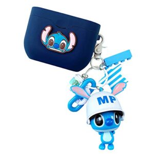 for sony wf-1000xm3 case cover accessory with doll, case cover for samsung galaxy budslive earbuds accessories (a2)