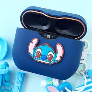 for Sony WF-1000XM3 Case Cover Accessory with Doll, Case Cover for Samsung Galaxy Budslive Earbuds Accessories (A2)