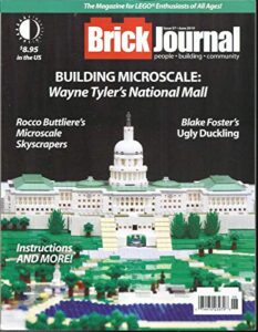 brick journal, june, 2019 issue, 57 very minor cut on front cover page.