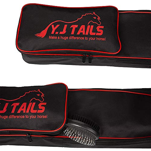 Y.J TAILS Horse Tail Extension Bag, Horse Brush