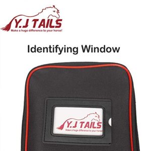 Y.J TAILS Horse Tail Extension Bag, Horse Brush