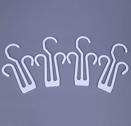 WellieSTR 100 Pcs (White) Plastic Slippers Leather Shoes Drying Shelf Hanger Shoes Hanger Drying Rack