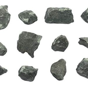 12PK Raw Chlorite, Metamorphic Mineral Specimens - Approx. 1" - Geologist Selected & Hand Processed - Great for Science Classrooms - Class Pack - Eisco Labs