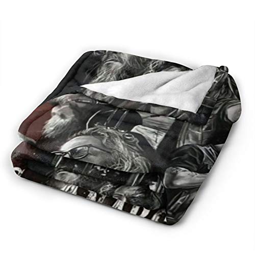 SKEGVINRE Sons of Anarchy Blanket Flannel Throw Blanket Soft Lightweight Winter Fuzzy Bed Blanket for Couch Sofa Bedroom 60"x50"