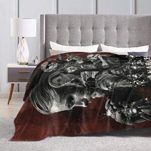 SKEGVINRE Sons of Anarchy Blanket Flannel Throw Blanket Soft Lightweight Winter Fuzzy Bed Blanket for Couch Sofa Bedroom 60"x50"