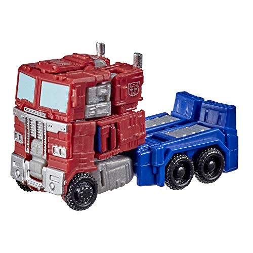 Transformers Toys Generations War for Cybertron: Kingdom Core Class WFC-K1 Optimus Prime Action Figure - Kids Ages 8 and Up, 3.5-inch