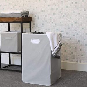 Simple Houseware Heavy-Duty 3-Bag Laundry Sorter Cart + Foldable Closet Laundry Hamper Basket