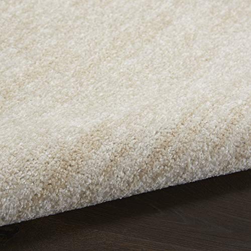 Nourison Essentials Indoor/Outdoor Ivory Beige 6' x 9' Area Rug, Easy -Cleaning, Non Shedding, Bed Room, Living Room, Dining Room, Backyard, Deck, Patio (6x9)