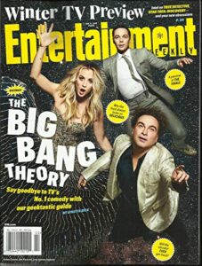 entertainment weekly, magazine, the big bang theory january, 11 2018# 1544