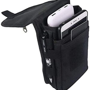 Cell Phone Pouch, Cell Phone Holsters for Men Belt, Multi-Purpose Phone Belt Pouch, Phone Case Tool Holder, Tactical Molle Phone Pouch Carrying Case, Men's Waist Pocket for Hiking & Rescue