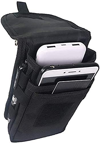 Cell Phone Pouch, Cell Phone Holsters for Men Belt, Multi-Purpose Phone Belt Pouch, Phone Case Tool Holder, Tactical Molle Phone Pouch Carrying Case, Men's Waist Pocket for Hiking & Rescue