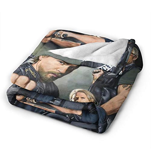 SKEGVINRE Sons of Anarchy Blanket Flannel Throw Blanket Soft Lightweight Winter Fuzzy Bed Blanket for Couch Sofa Bedroom 50"x40"