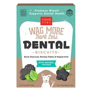 cloud star wag more dental biscuits 14 ounce