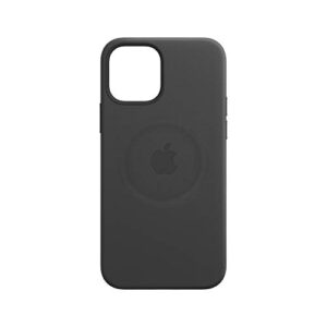 Apple iPhone 12 and iPhone 12 Pro Leather Case with MagSafe - Black