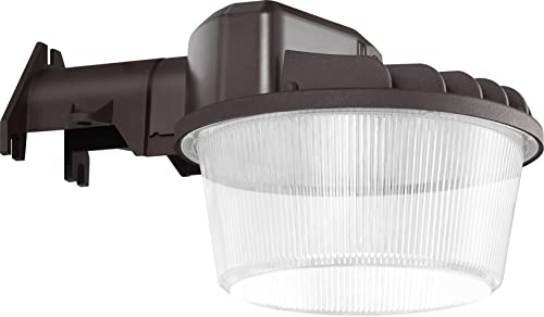 JJC LED Barn Light, Dusk to Dawn Area Light 50W 6000LM LED Barn Lights with Photocell 5000K Daylight Security Flood Light IP65 Waterproof for Yard, Street, Outdoor Use…