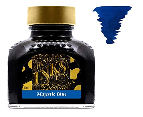 Diamine - 80ml Fountain Pen Primary Colour Ink Set - Oxblood & Majestic Blue & Sherwood Green