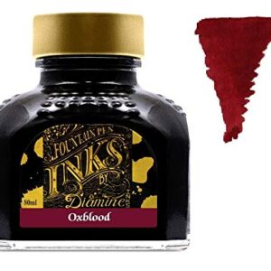 Diamine - 80ml Fountain Pen Primary Colour Ink Set - Oxblood & Majestic Blue & Sherwood Green