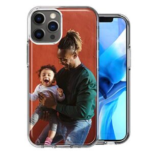 Personalized Custom Double Layered Phone Case for Apple iPhone 12 Pro Max 6.7 inch - Design Your Own Perfect Custom Picture Photo Case