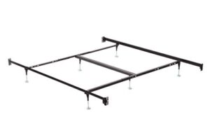 w. silver f70002 bolt-on bed frame with headboard and footboard bolt on brackets heavy duty support fits queen/king
