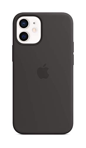 Apple iPhone 12 Mini Silicone Case with MagSafe - Black
