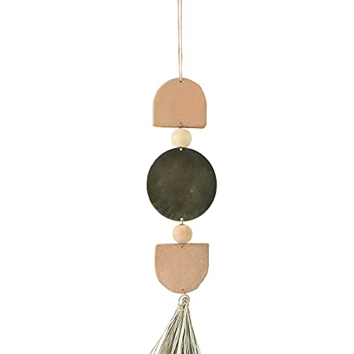 Main + Mesa Terracotta and Metal Wall Hanging