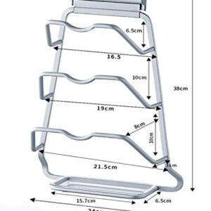 Jumper Joo Pot Lid Organizer Cabinet Door,Wall Mounted Pot Lid Rack Holder,Pot Lid Storage,Cabinet-Hanging Type Pot Lid Rack