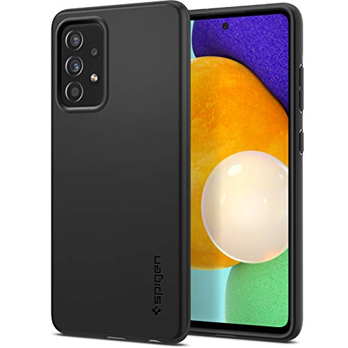 Spigen Thin Fit Designed for Galaxy A52 Case (2021) / Designed for Galaxy A52 5G / Designed for Galaxy A52s 5G Case (2021) - Black