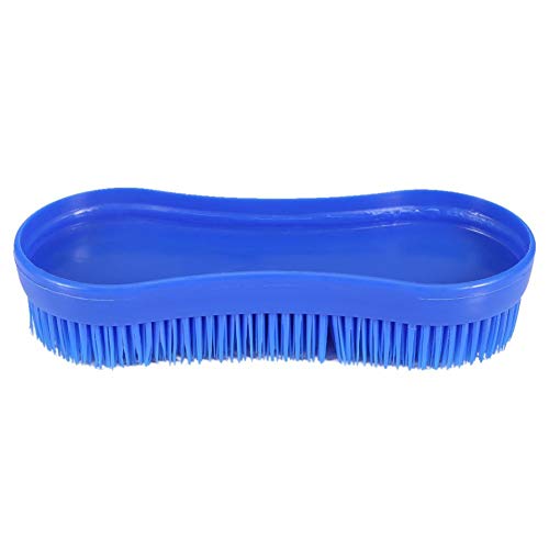 Professional Horse Cleaning Grooming Silicone Brush Durable Lightweight Easy to Operate Equestrian Massage Tool