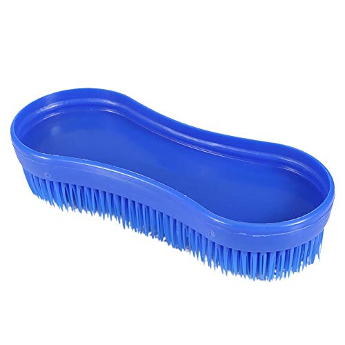 Professional Horse Cleaning Grooming Silicone Brush Durable Lightweight Easy to Operate Equestrian Massage Tool