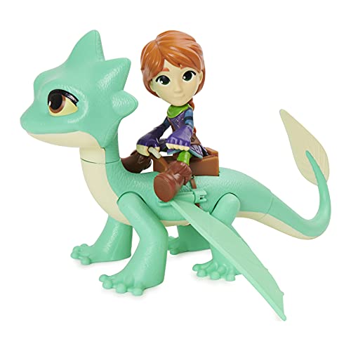 Dreamworks Dragons Rescue Riders, Summer and Leyla, Dragon and Viking Figures with Sounds and Phrases