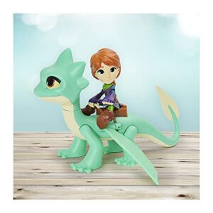 Dreamworks Dragons Rescue Riders, Summer and Leyla, Dragon and Viking Figures with Sounds and Phrases