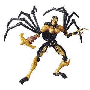 transformers toys generations war for cybertron: kingdom deluxe wfc-k5 blackarachnia action figure - kids ages 8 and up, 5.5-inch