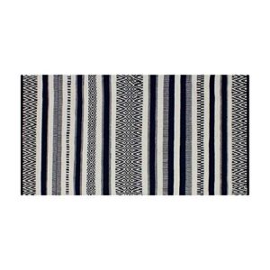 french connection home "french conection anwar handwoven 27 x 45 moroccan accent rug, navy