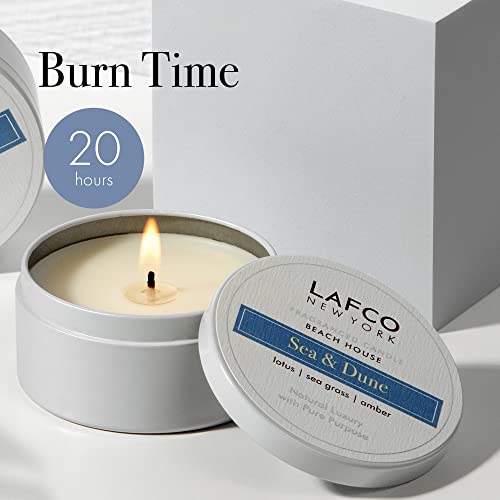 LAFCO New York Travel Candle, Sea & Dune - 4 oz - 20-Hour Burn Time - Made in The USA