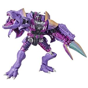 transformers toys generations war for cybertron: kingdom leader wfc-k10 megatron (beast) action figure - kids ages 8 and up, 7.5-inch