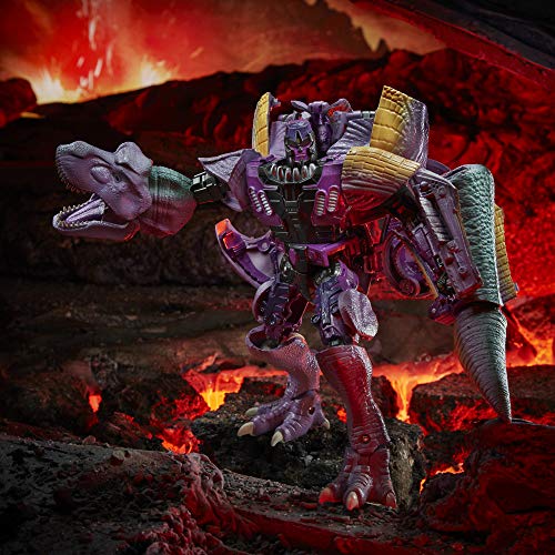 Transformers Toys Generations War for Cybertron: Kingdom Leader WFC-K10 Megatron (Beast) Action Figure - Kids Ages 8 and Up, 7.5-inch