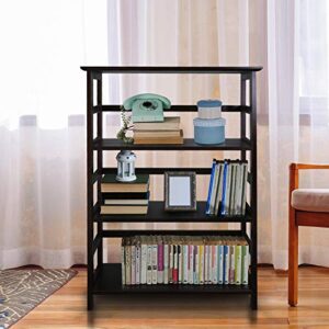 Casual Home Soho Manhattan 4-Shelf Bookcase 26 Wide - Espresso, 304-44