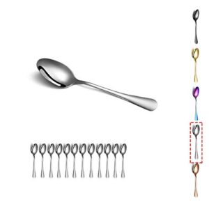 coffee spoons, kyraton 5.5" espresso spoons tea spoons, stainless steel small mini spoons, tiny spoon set for parties, wedding pack of 12