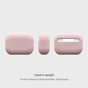UPPERCASE Designs NimbleShell Premium Upright Silicone Case Compatible with Airpods Pro with Built-in Vertical Stand Design (Airpods Pro, Pink)