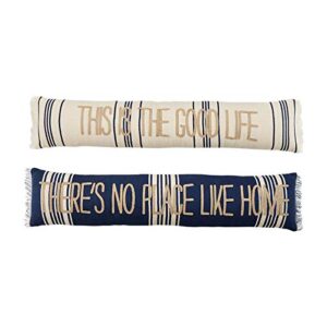 Mud Pie Fringe Navy Pillows, Home