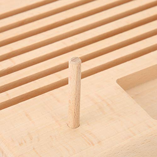 Wooden Quilting Ruler Rack DIY Spool Holder Rack Storage Organizer Sewing Tool for Knitting and Crafts DIY Sewing