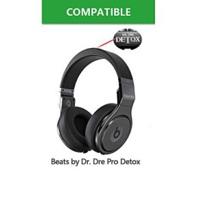 Replacement Top Headband Sponge Cushion Pad Repair Parts Compatible for Beats by Dr. Dre Pro Detox Headphones (Black)