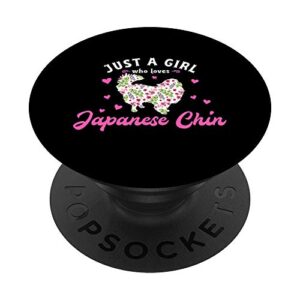 just a girl who loves japanese chin popsockets popgrip: swappable grip for phones & tablets