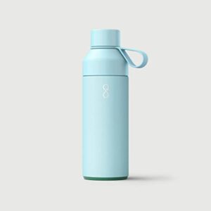 ocean bottle - recycled stainless steel drinks reusable water bottle - eco-friendly & reusable - sky blue - 500ml